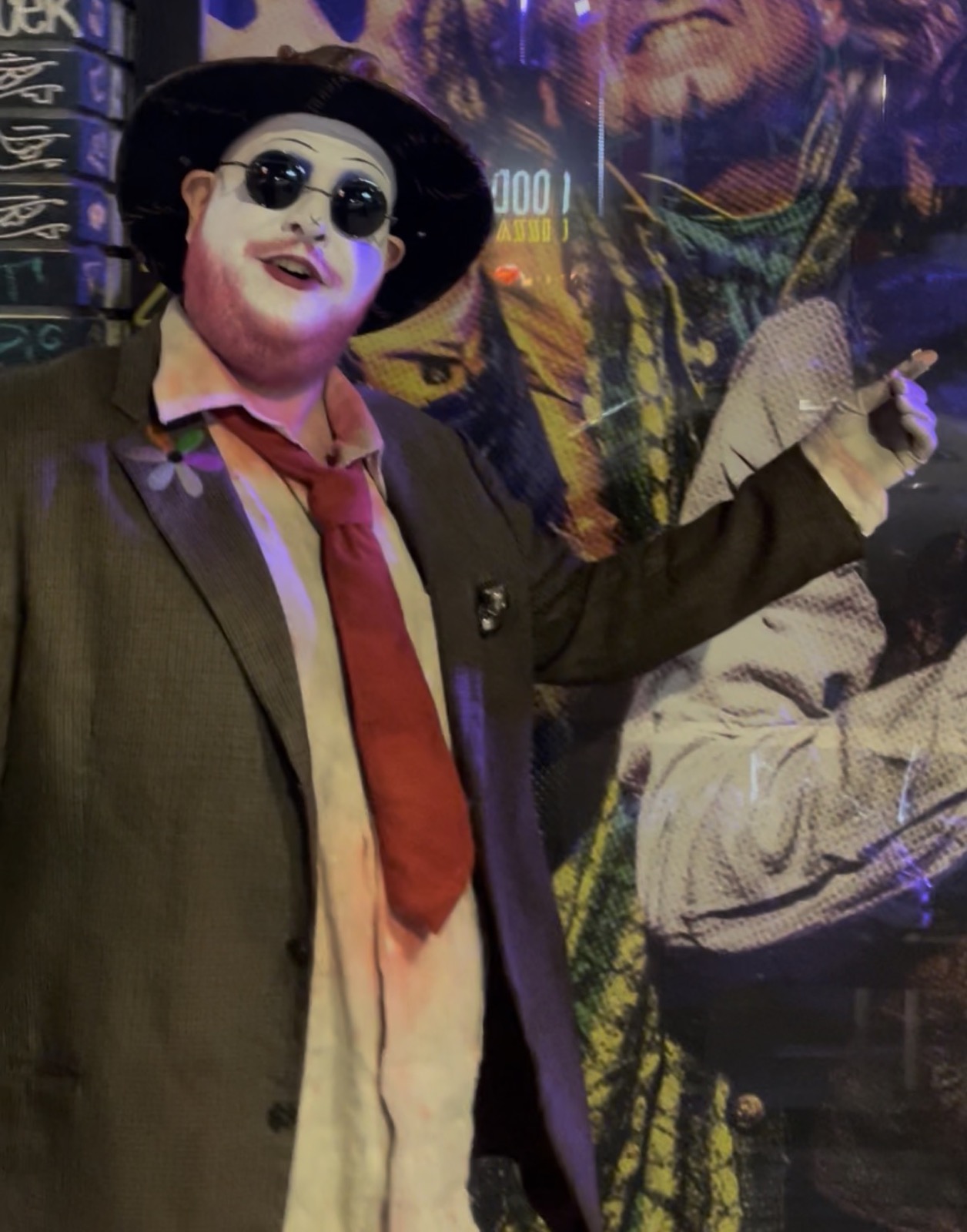 Real Big Top performer in costume